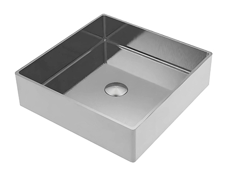 Roostevaba valamu 400 × 400 mm, satiin, töötasapinnale