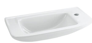 Valamu ULYSSE S 500 × 235 mm segistiava paremal., valge, Ideal Standard