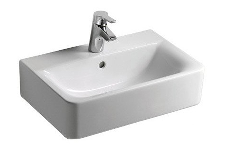 Valamu CONNECT CUBE 550 × 380 mm, valge, Ideal Standard