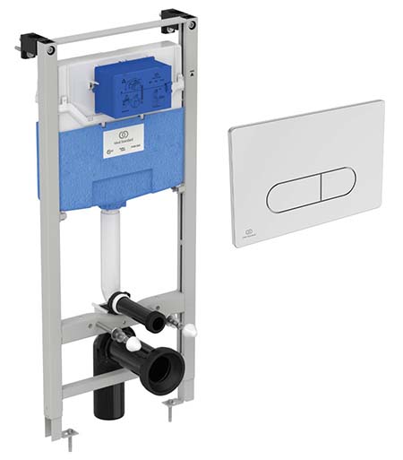Seinaraam mehaaniline PROSYS 120 SET, seinakinnituste ja loputusnupuga, kõrgus 1150 mm, laius 500 mm