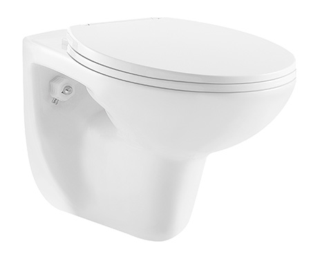 WC seinapott ARC Rimless, aeglaselt sulguva istelauaga
