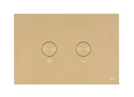 Loputusnupp pneumaatiline BLINK, valge kuld, OLI