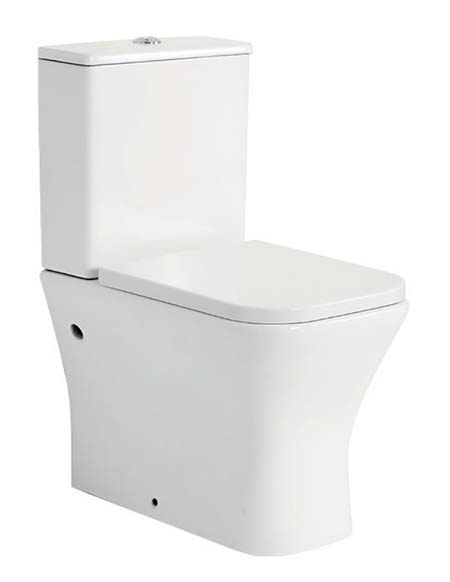 WC-kompakt TORO Rimless, tahavooluga, aeglaselt sulguva istelauaga