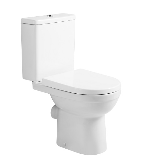 WC-kompakt LONO Tornado, tahavooluga, aeglaselt sulguva istelauaga