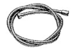 Dušivoolik metallist 1/2" × 1/2", 1,5 m