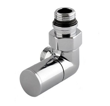 Käterätikuivati nurkühendus käsitsi 1/2" × 1/2", parem, kroom