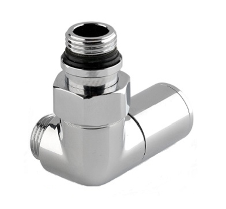 Käterätikuivati nurkühendus käsitsi 1/2" × 1/2", vasak, kroom