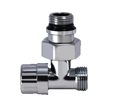 Käterätikuivati varjatud nurkühendus 1/2" × 1/2", parem, kroom