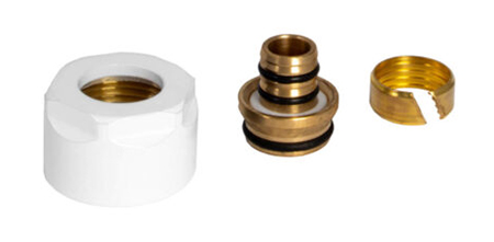 Eurokoonus 16 × 2,0 – 3/4", valge