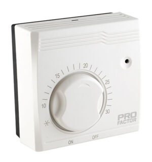 Termostaat 230 V, reguleeritav +10…+30 °C