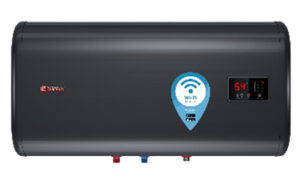 Elektriboiler SHADOW 80 l, 2 kW, Wi-Fi, horisontaalne, must, Thermex