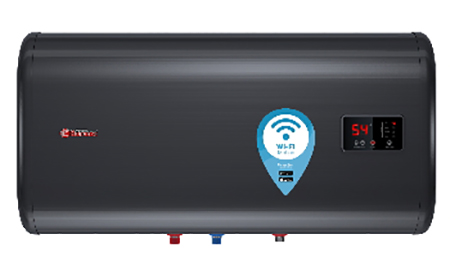 Elektriboiler SHADOW 80 l, 2 kW, Wi-Fi, horisontaalne, must, Thermex