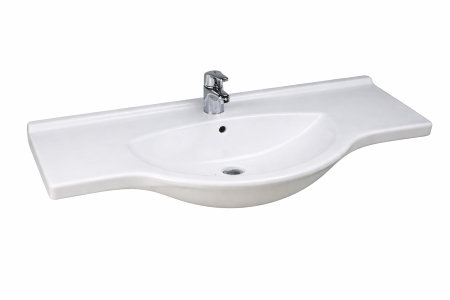 Valamu süvistatav 1200 × 560 × 225 mm, valge