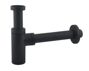 Pudelsifoon 1 1/4" × Ø32, messing, must