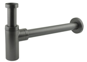 Pudelsifoon 1 1/4" × Ø32, messing, hall
