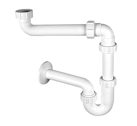 Torusifoon ruumisäästlik 1 1/4" × Ø32 × 210 mm, rosetiga, McAlpine