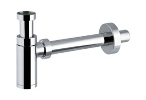Pudelsifoon KING 1 1/4" × Ø32 × 250 mm, plastik, kroom