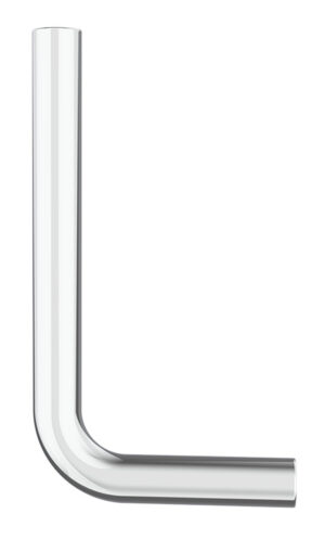 Sifooni põlv toru D32, 155 × 290 mm, kroom