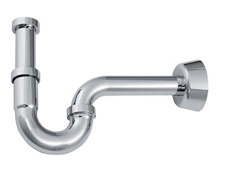 Torusifoon valamule või bideele 1 1/4" × Ø32 × 200 mm, rosetiga, kroom