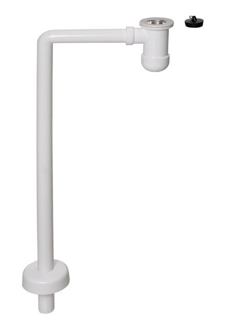 Pudelsifoon PRELOC 110 Ø32 mm, sifooni põlvega ja rosetiga