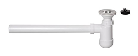 Pudelsifoon PRELOC 630 Ø32 × 200 mm, rosetiga