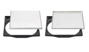 Trapikaas146 × 146 mm Flip, roostevaba, Vieser