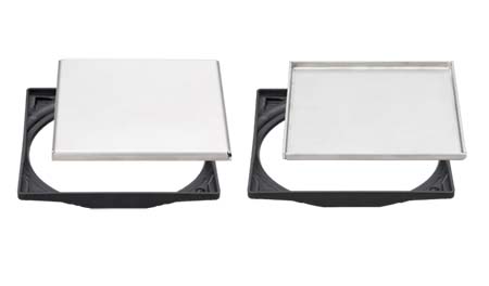 Trapikaas146 × 146 mm Flip, roostevaba, Vieser