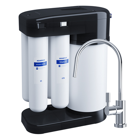 Joogivee filtersüsteem RO-102S, must, Aquaphor