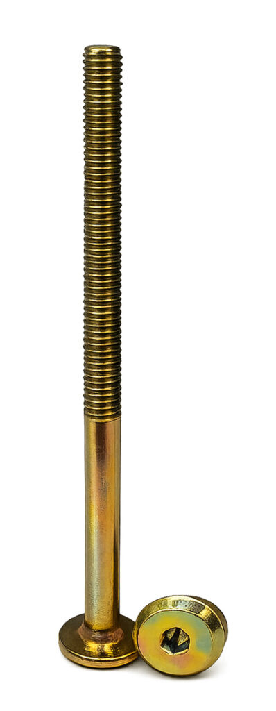 Mööblipolt 6 × 80, sisekuuskant, meetermega
