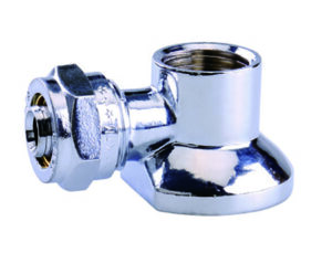 Kraanipõlv keeratav 16 × 3/4" VK, kroom