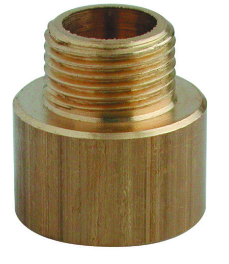 Üleminekunippel 3/4", vk x 1/2" sk messing
