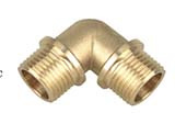 Põlv äärikuga 3/4" VK-VK messing