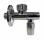 Nurkventiil puhastusfiltriga 10 mm – 1/2" VK, rosetiga