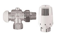 Radiaatori ventiilide komplekt 1/2", horisontaalnurk, Kvs 1,1, HERZ