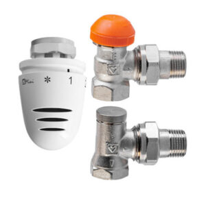Radiaatori ventiilide komplekt 1/2", nurk (V762468), HERZ