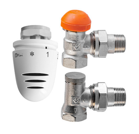 Radiaatori ventiilide komplekt 1/2", nurk (V762468), HERZ