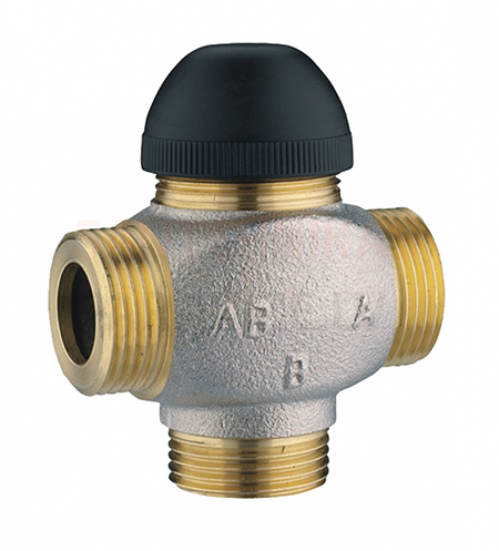 Kolmikventiil 1/2", HERZ