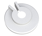 Rosett avatav ø14 mm, valge