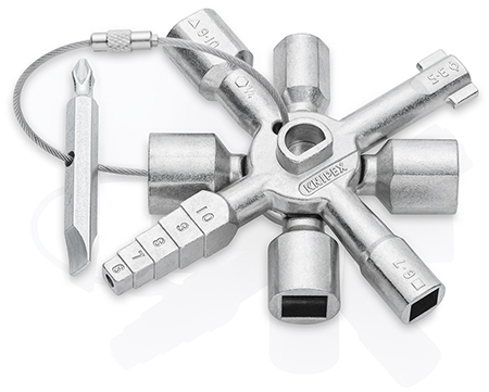 Universaalne luugivõtmete komplekt TwinKey, Knipex