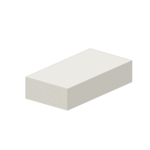 Kipsplaat standard 12,5 mm, 1200 × 2600 mm (näidispilt)
