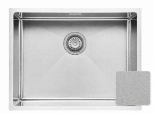 Roostevaba valamu LAVA II 600 × 450 mm, satiin