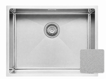 Roostevaba valamu LAVA II 600 × 450 mm, satiin
