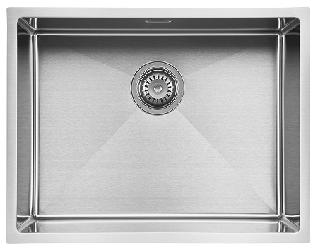 Roostevaba valamu CUBE II 550 × 450 mm, satiin
