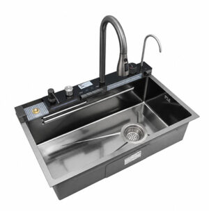 Roostevaba valamu multifunksionaalne 750 × 450 mm, satiin